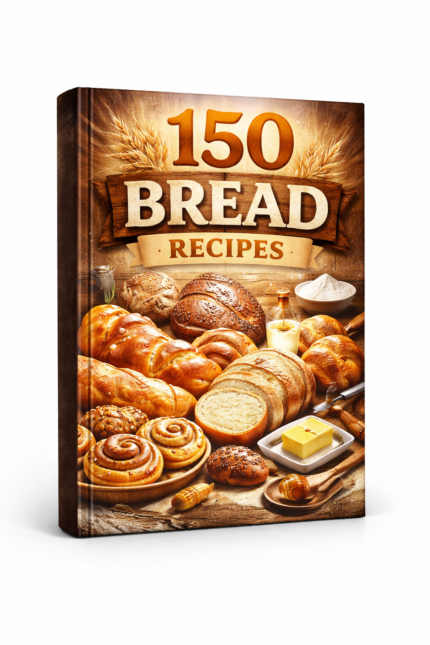 150 bread recipes cookbook for easy homemade baking and fresh bread recipes
