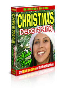 Christmas Decorating Made Easy guide showing festive home decoration, Christmas tree styling, lights and holiday interior design ideas