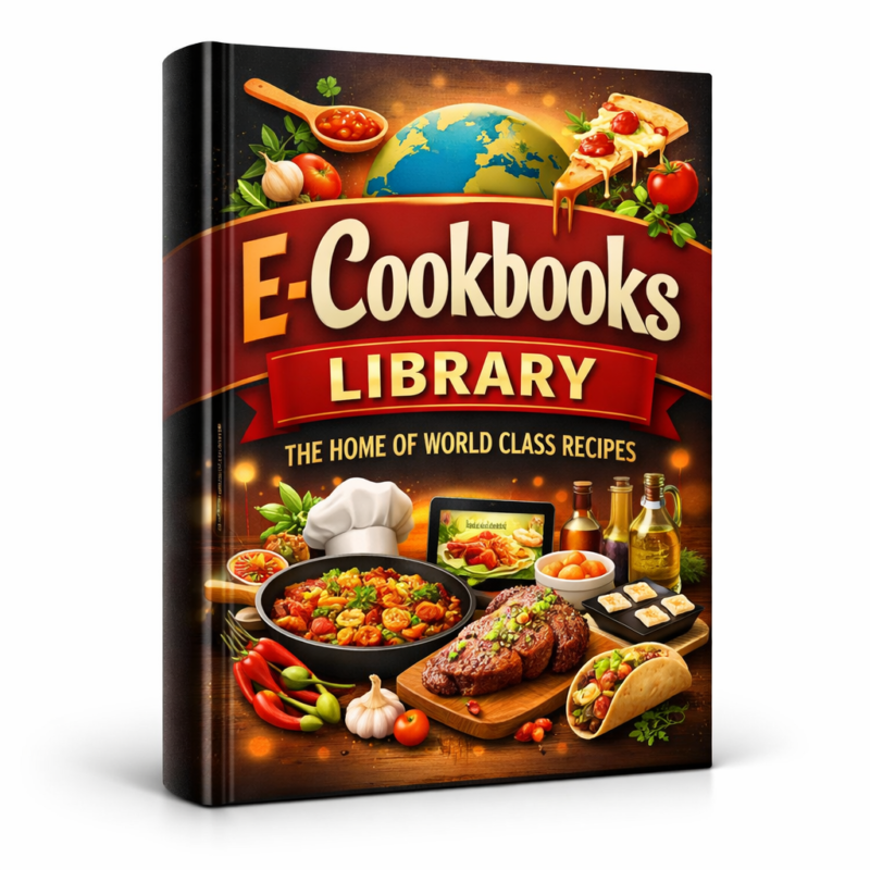 e-cookbooks library world class recipes collection digital cooking bundle