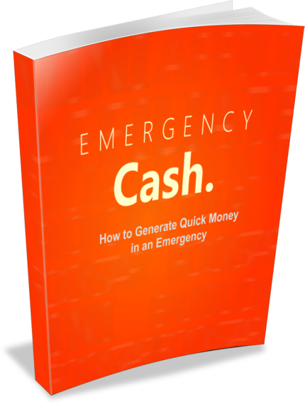 Emergency Cash Guide showing financial emergency planning, quick money solutions, budgeting and cash management strategy concept