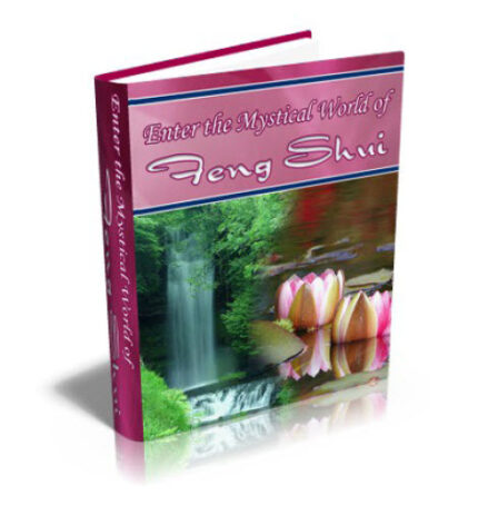 Feng Shui Guide showing mystical home energy balance, harmonious interior arrangement, and positive energy flow concept for modern living space