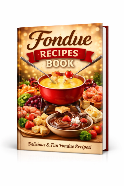 fondue recipes book with cheese chocolate and savory fondue ideas for parties