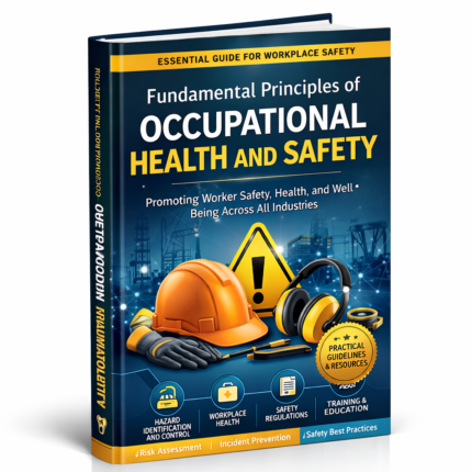 Fundamental principles of occupational health and safety guide showing workplace safety training, hazard identification, and risk management strategies for safer working environments
