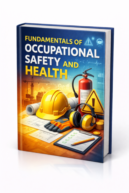 Fundamentals of occupational safety and health guide showing workplace hazard identification, risk management, and safety training for safer working environments