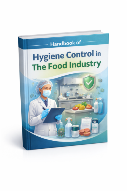 Handbook of hygiene control in food industry showing food safety practices, sanitation procedures, and HACCP systems for quality control and contamination prevention