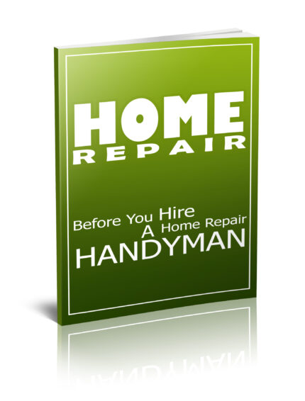Home Repair Guide Before Hiring a Handyman showing DIY home repair tools, cost-saving maintenance, and handyman decision-making concept