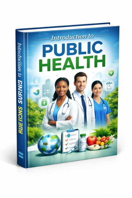 Introduction to Public Health guide book cover community health disease prevention epidemiology health promotion SEO optimized textbook