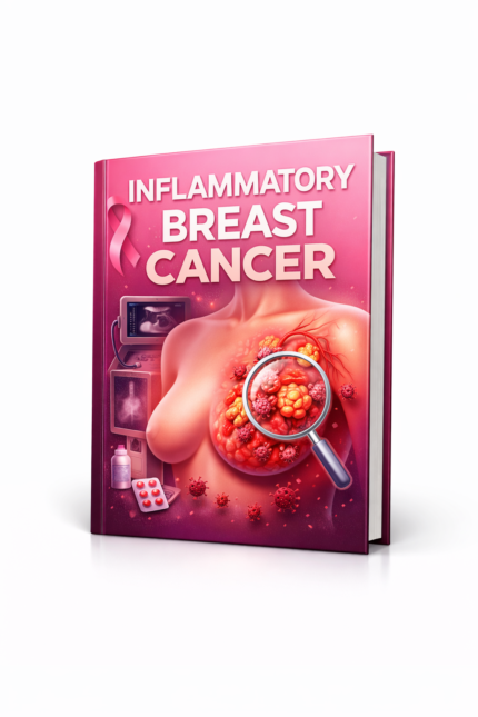 Inflammatory Breast Cancer symptoms diagnosis and treatment medical guide book cover SEO optimized