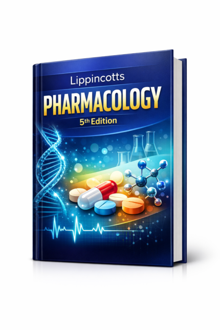Lippincott pharmacology 5th edition medical textbook cover for drug study and clinical pharmacology learning