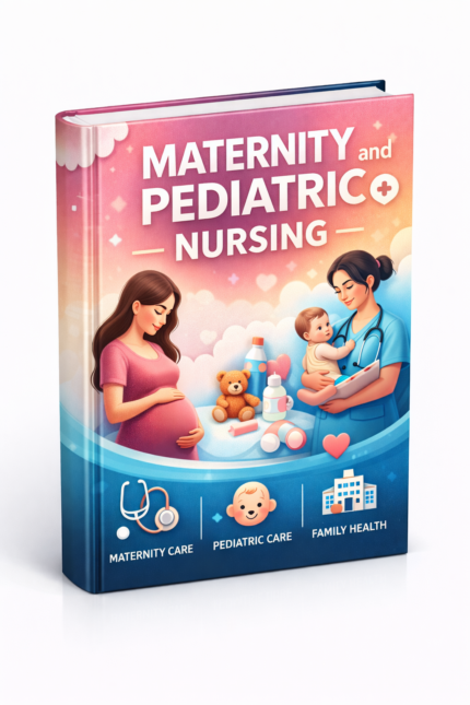 maternity and pediatric nursing textbook cover maternal and child health care guide for nursing students and professionals