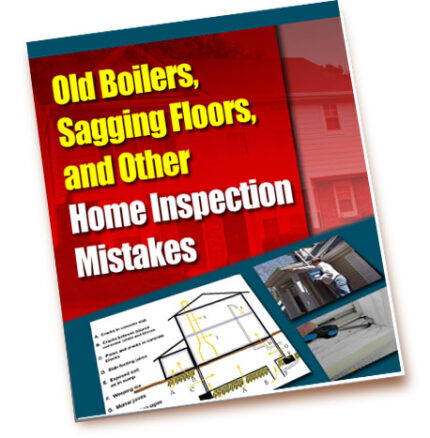 SEO optimized guide showing home inspection mistakes guide with old boilers, sagging floors, and property risk assessment for safer home buying decisions