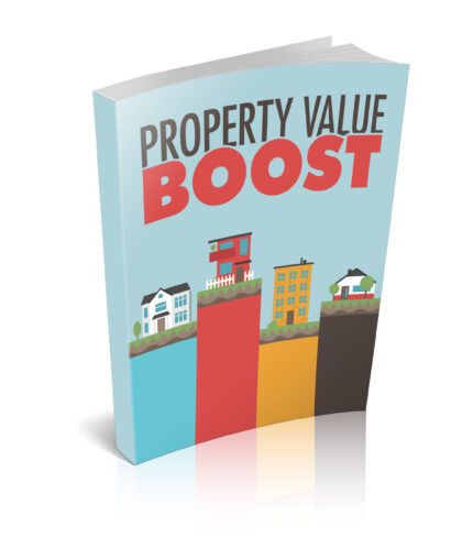 SEO optimized guide showing property value boost with home upgrades, curb appeal improvements, and increased real estate market value