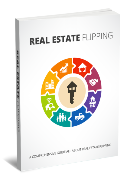 SEO optimized guide showing real estate flipping strategies with property renovation, investment planning, and profitable house resale process