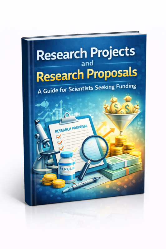research proposal writing guide showing scientific funding applications project planning and academic research development strategies