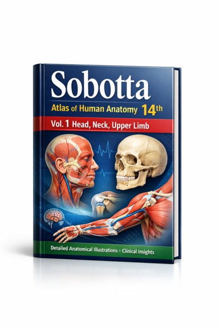 Sobotta anatomy atlas volume 1 showing detailed illustrations of head neck and upper limb human anatomy structures for medical study
