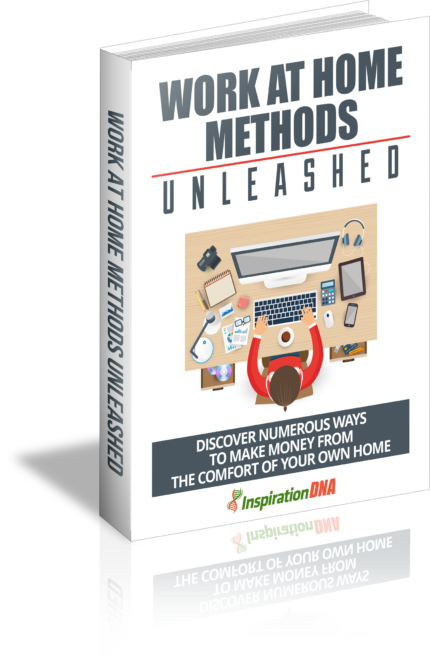 Work at home methods guide showing online income strategies and remote work opportunities