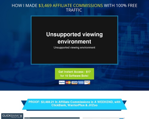 Traffic Bots – 10 Affiliate Tools = 75% Commissions & $$ Cash Prizes!