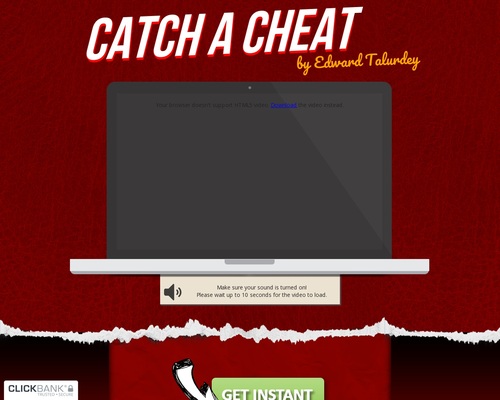 Catch A Cheat! with NEW VSL and Exit Pop Up!