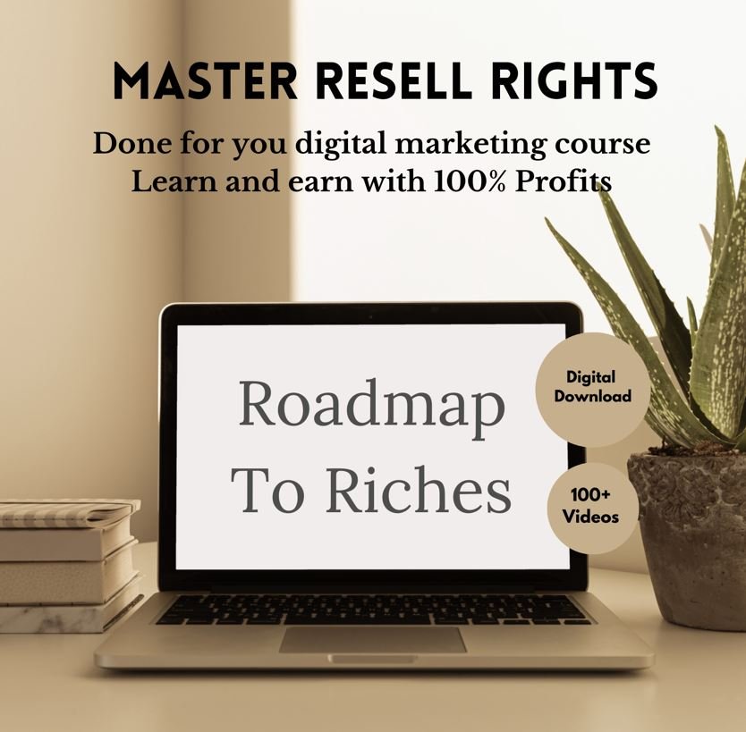 Digital/Affiliate Marketing Course With MASTER RESELL RIGHTS!