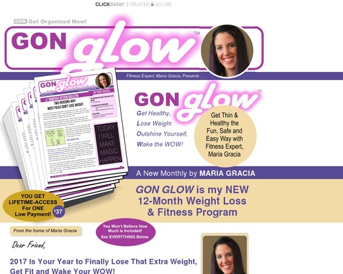 GLOW Weight Loss Program by Get Organized Now!